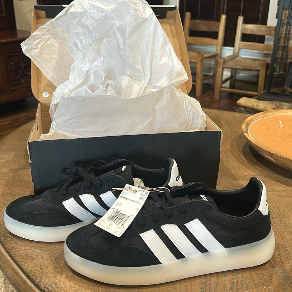 Adidas Berreda Decode Black suede/nylon 10 NWB